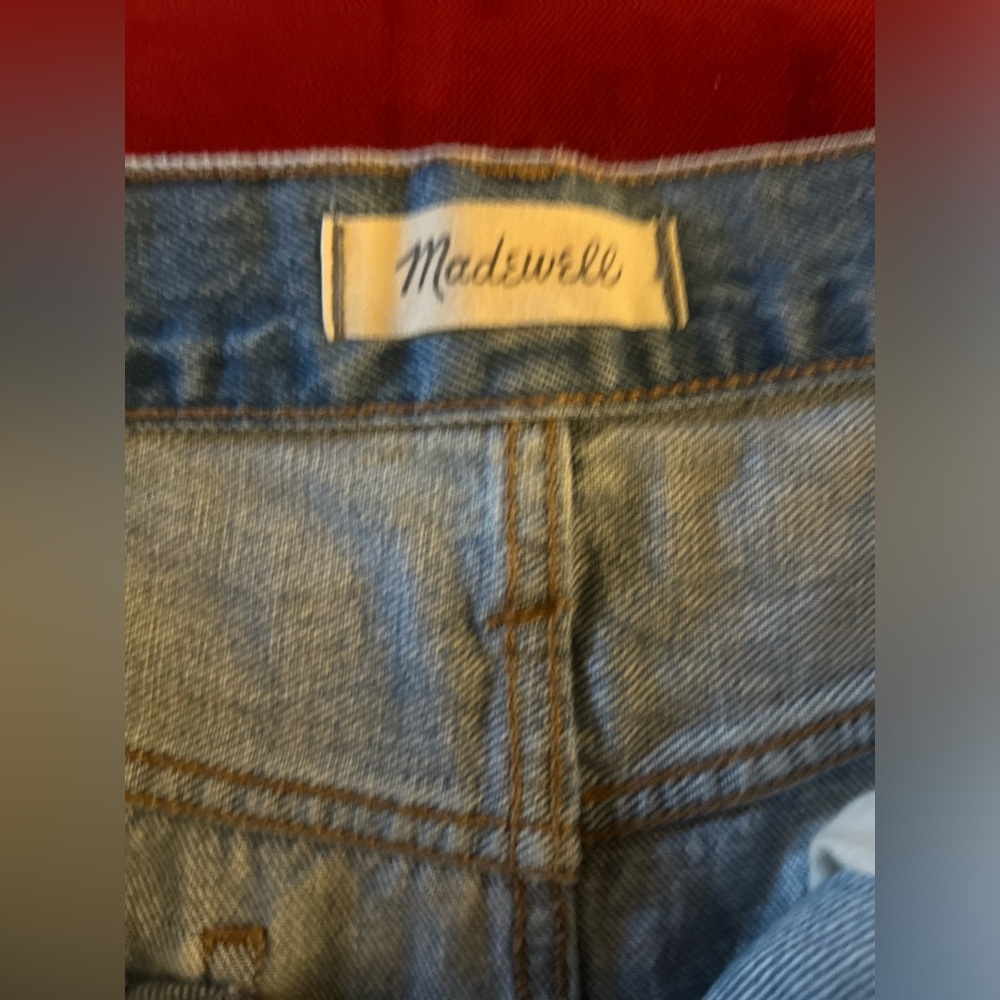 GW 2025 MADEWELL SZ 28 Women’s Denim Cut-Off Shorts - Picture 4 of 11